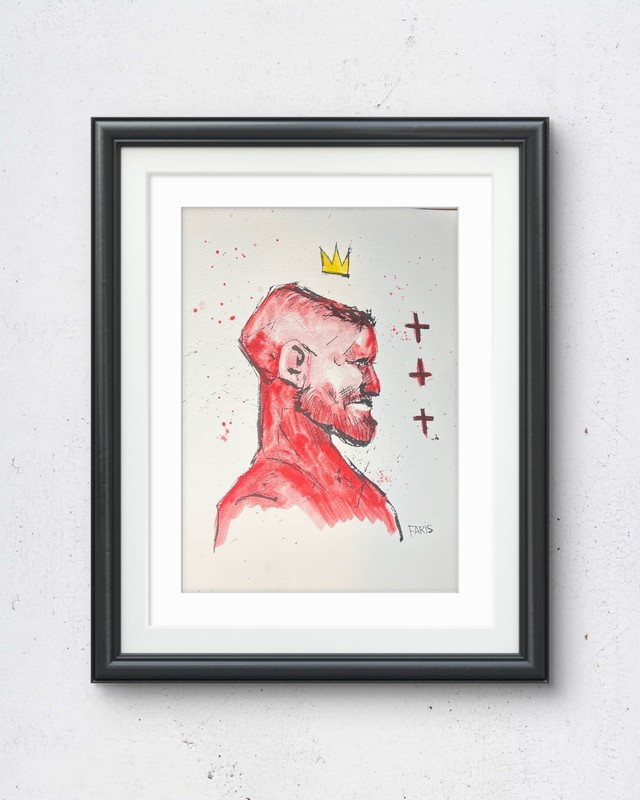 Faris -Field Notes 2 #6 – 9×12 : Neo Expressionism Original Artwork on paper