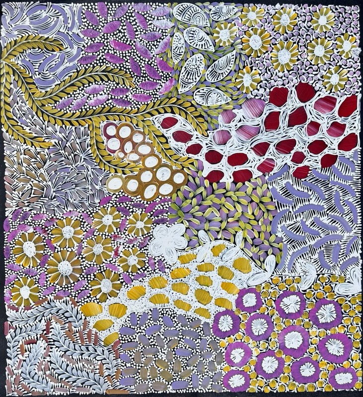 Karen Bird Ngale. Highly collectable Aboriginal art. Inc,COA and Photo’s