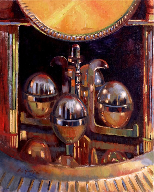 Anniversary Clock 30 x 24 in. Oil on canvas HALL GROAT II