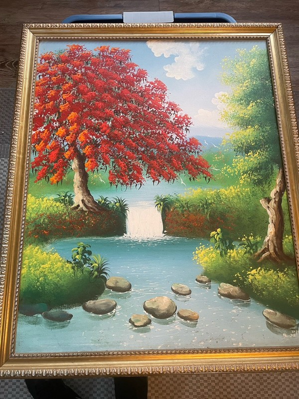 Original Oil Painting In Frame Signed /Numbered