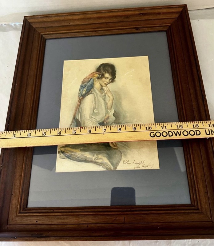 Water Color and Pencil On Silk Circa 1920’S-1940S Paris France Eda S. Doench gallery