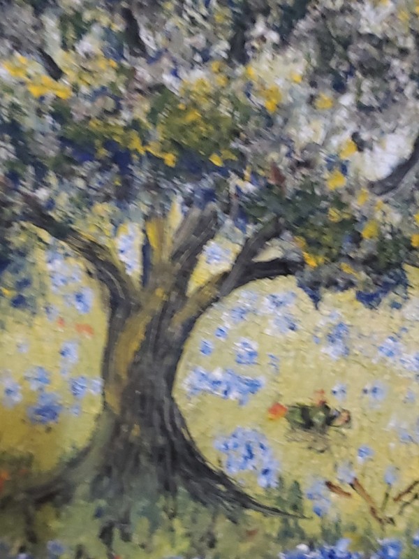 EMMA AMMANN Original Texas Bluebonnet Painting~ Known SA TX Artist PLS READ BIO gallery