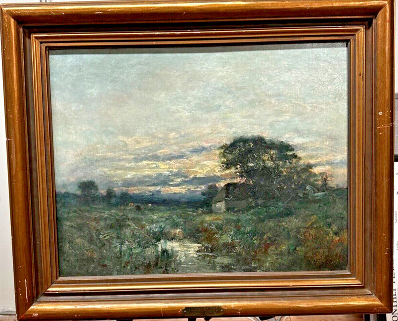 Beautiful Painting "Landscape with Creek" By Jules Dupre gallery