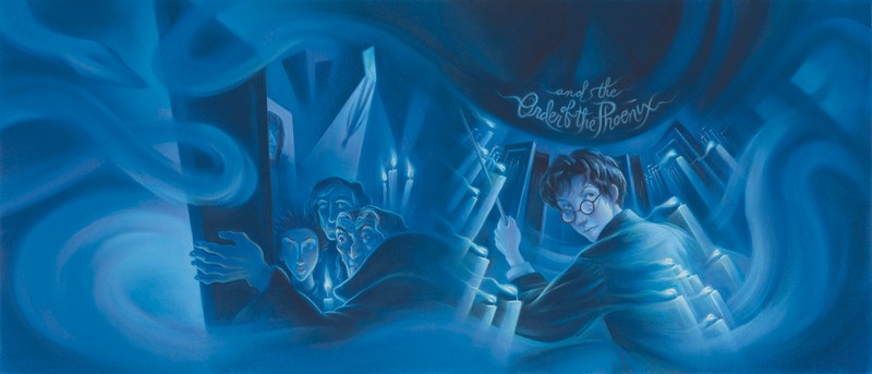 Harry Potter Order of Phoenix GrandPre SIGNED Bookcover Paper Giclee Ltd Ed 500