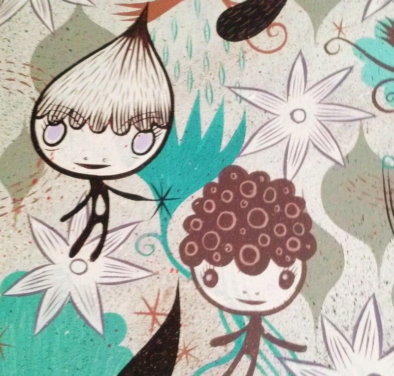 JEREMIAH KETNER Painting ‘When I Think of You’ 2007 Acrylic on Wood SIGNED 8″x8″