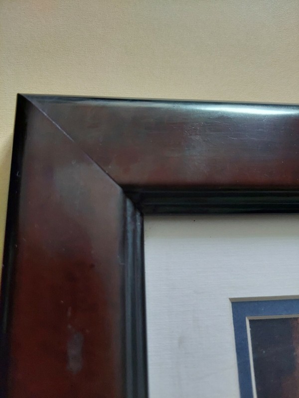 Original, Watercolor Signed `R.J.` Artwork, Matted, Framed,Under Non-Glare Glass gallery
