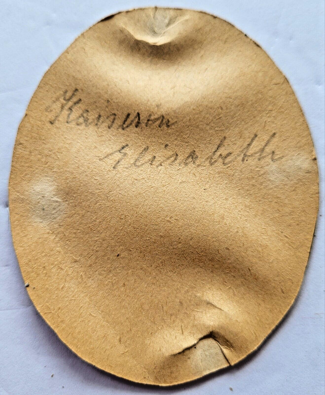 1888 Miniature Portrait on Bone of Empress Elizabeth, Austria, N. Schrotzberg gallery