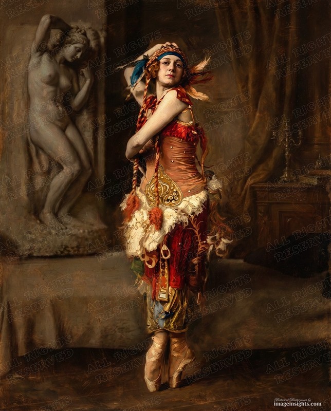 TAMARA KARSAVINA Ballet Great Historical Masterpiece Art Archival Print
