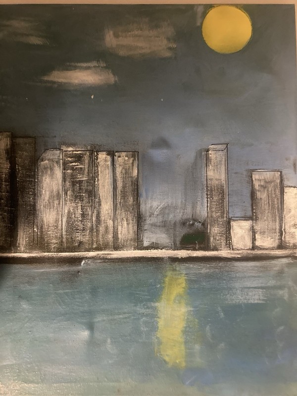Original Painting by Corey J Collins Signed On Canvas Art