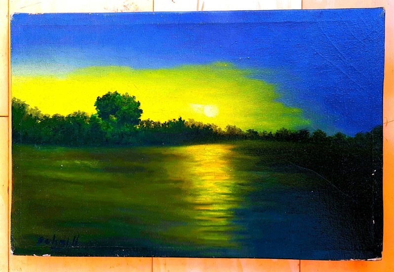 JOSE MANUEL SCHMILL OIL ON CANVAS PAINTING