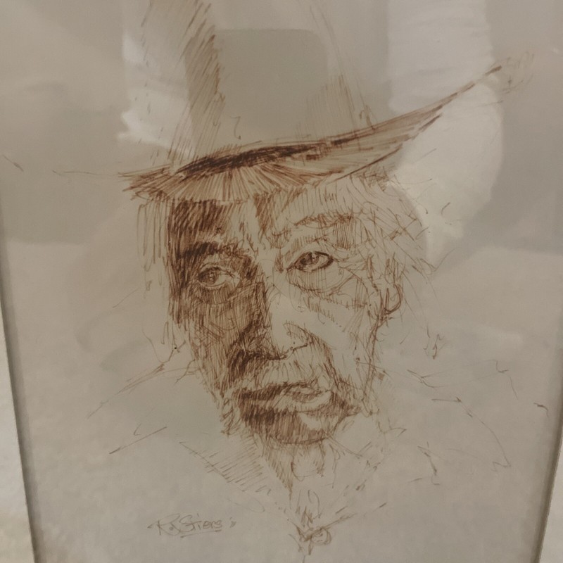 R Stiers Sketch Man With Hat Sketch gallery