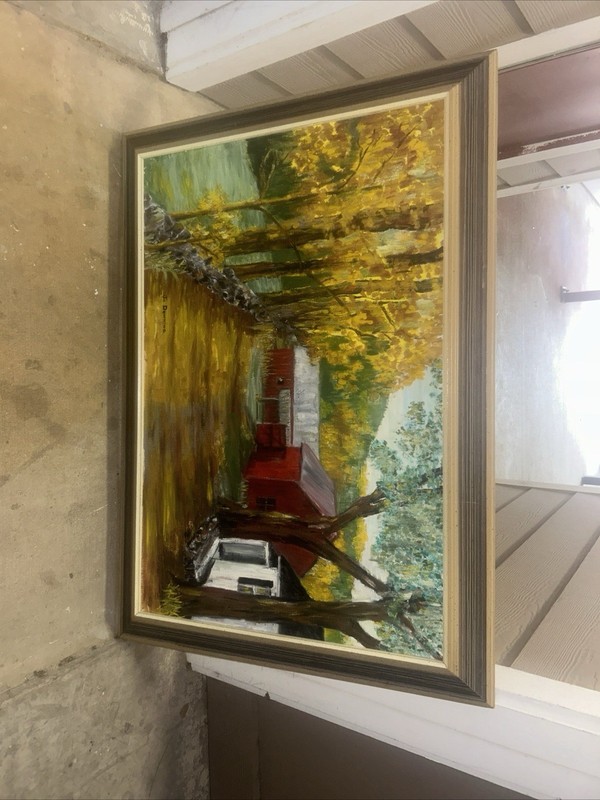 North Ga. Landscape In Oil By Unknown Artist From The 1970's gallery