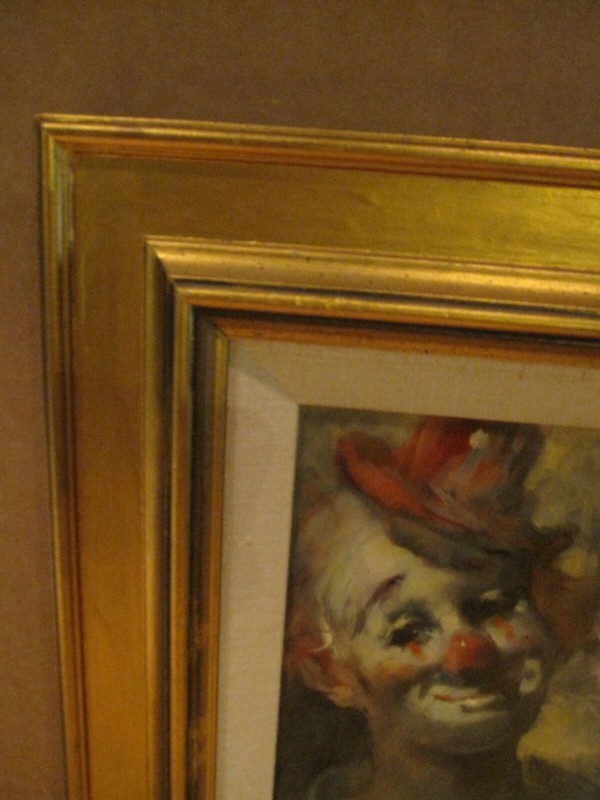 Magnificent Signed Julian Ritter Original Clown Oil Painting gallery