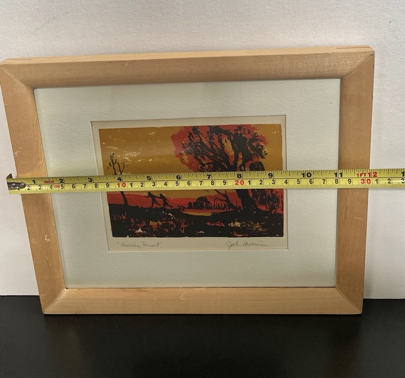 John Mosiman Serigraph Print “Sunrise, Sunset” Vintage, Signed By Artist gallery
