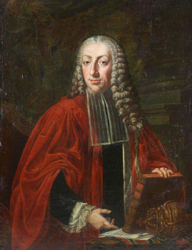 RARE HUGE 18th C Old Master Portrait Painting of a Nobleman, c 1730 gallery
