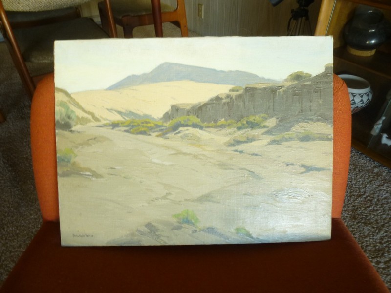 SAM HYDE HARRIS (1889-1977) LISTED "DUNES" 24 X 18 OIL ON BOARD gallery