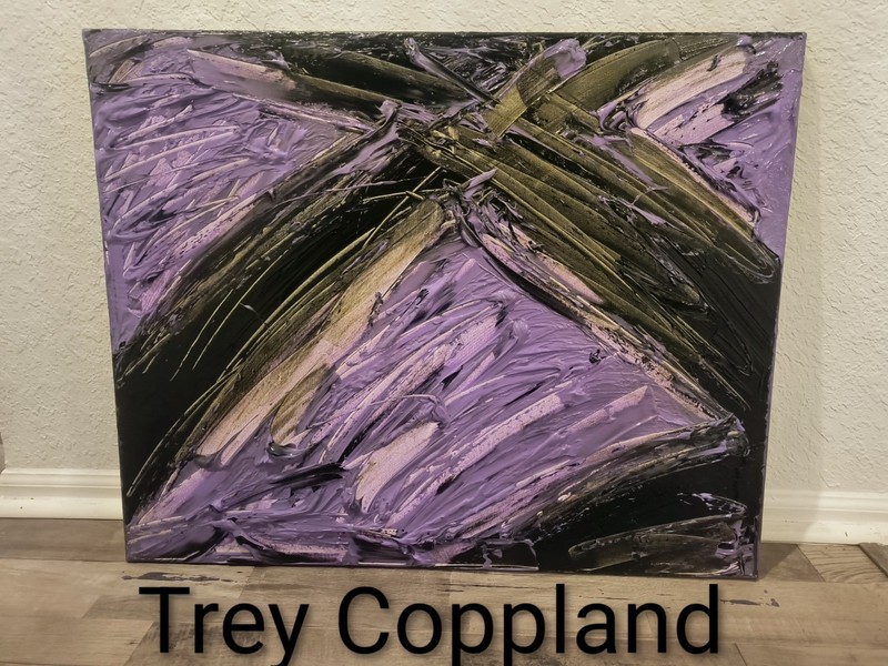 Trey Coppland, Fault Line Abstract Acrylic Painting, Medium, Original, Signed gallery