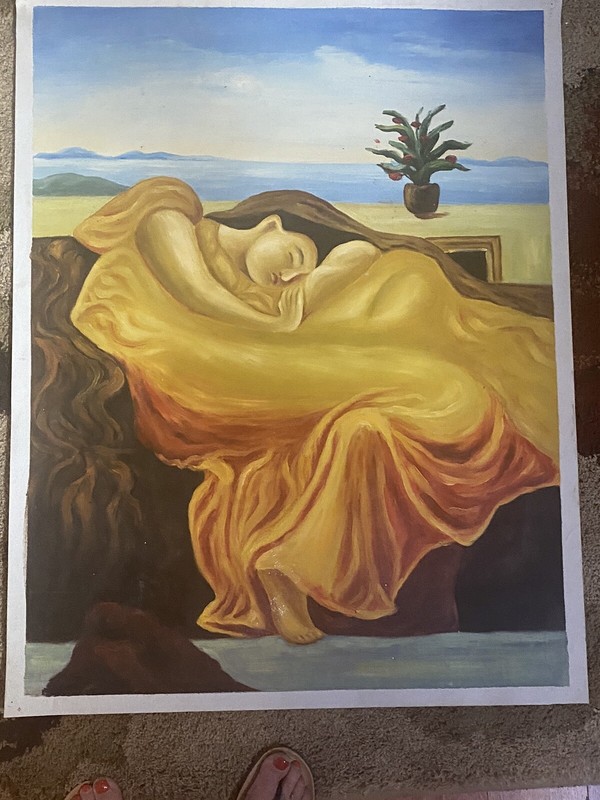 ORIGINAL OIL PAINTING ARTIST UNKNOWN