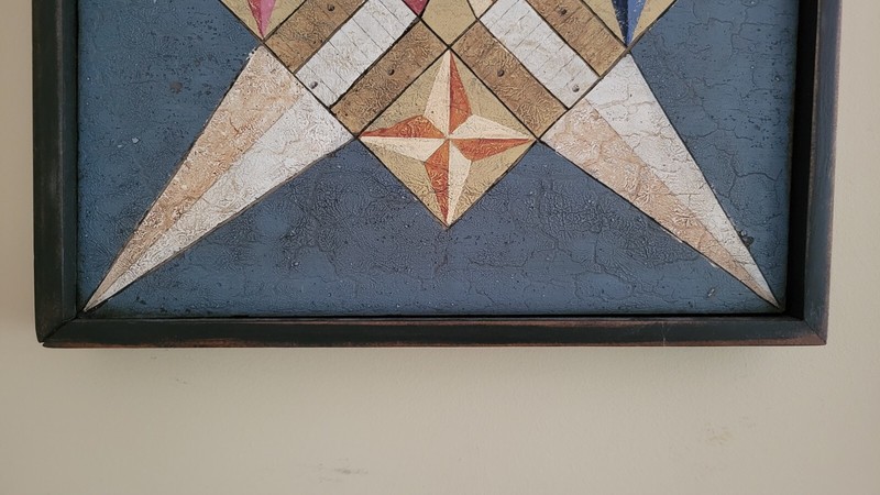 Original Quilt Pattern Painting by C. Munro gallery