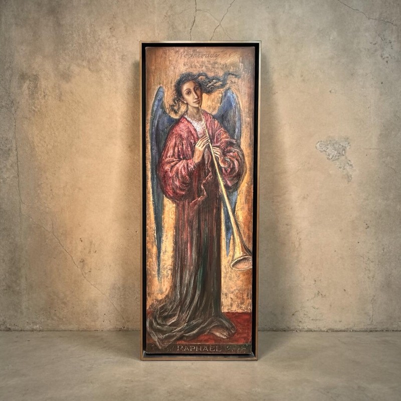 Traian Filip oil painting Wednesday’s Angel 1993 Archangel Raphael