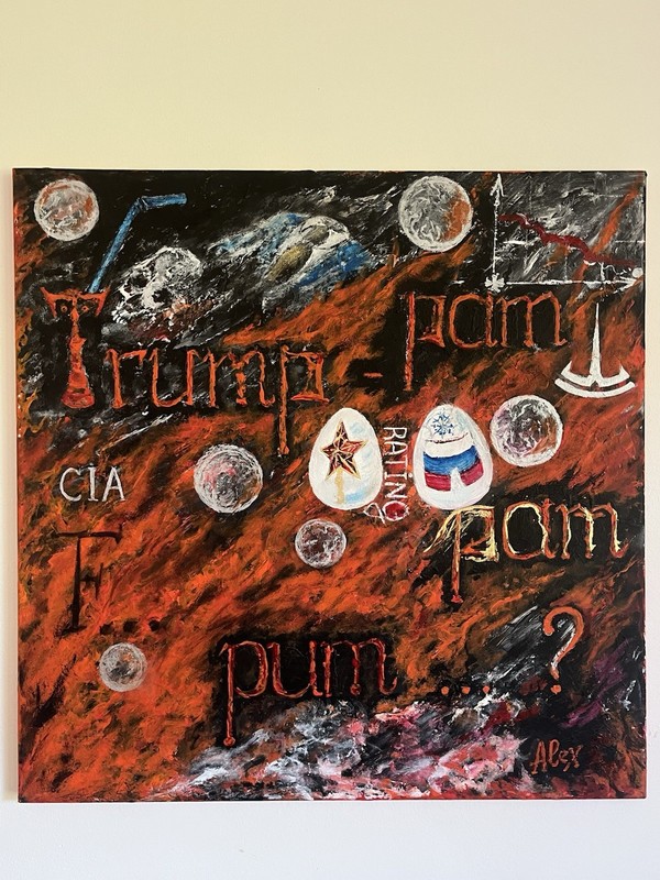 Original Picture Painting “F…, There Are Various” Alex Altman