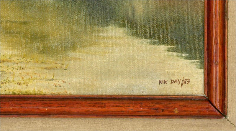N.K. Day - 1983 Oil, Lake In The Foothills gallery