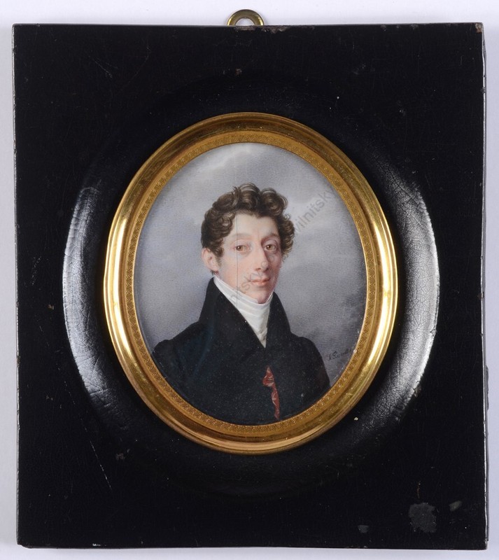 Joseph Parent «Portrait of a gentleman» high quality miniature, 1810/15 (m)