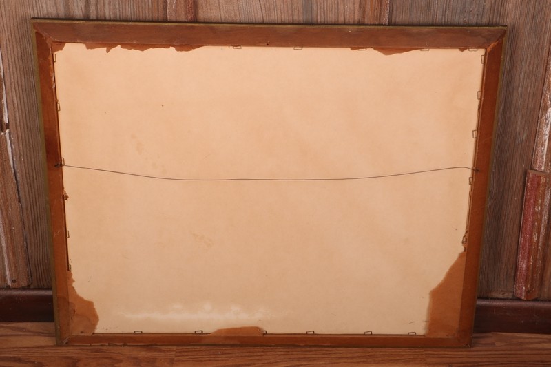 Vintage Print Of A River Bend Faded 28 1/2" x 22 1/2" gallery