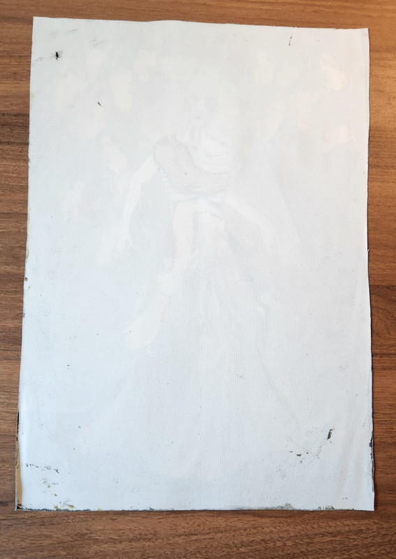 Original Illustration Persian Hand Painted Art - Aal (آل) the Mythical Creature gallery