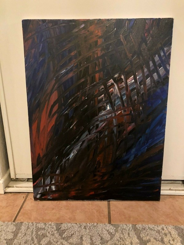 Perspective Acrylic Painting on Canvas by Original Artist, 2/10, 18×24 inches