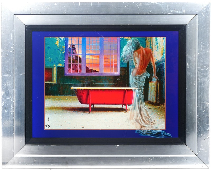 Adam Scott Rote 'Dream a Little Dream Lighthouse View' Giclee on Aluminum