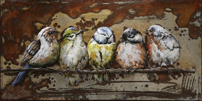 Animal Bird 3D Oil Painting Paint Wall Decor by European Finery Popular Design