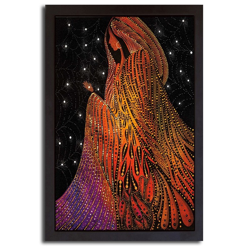 Black Floater-Framed Catching Dreams by Albert Canvas Giclee Art (26 x 18 in)