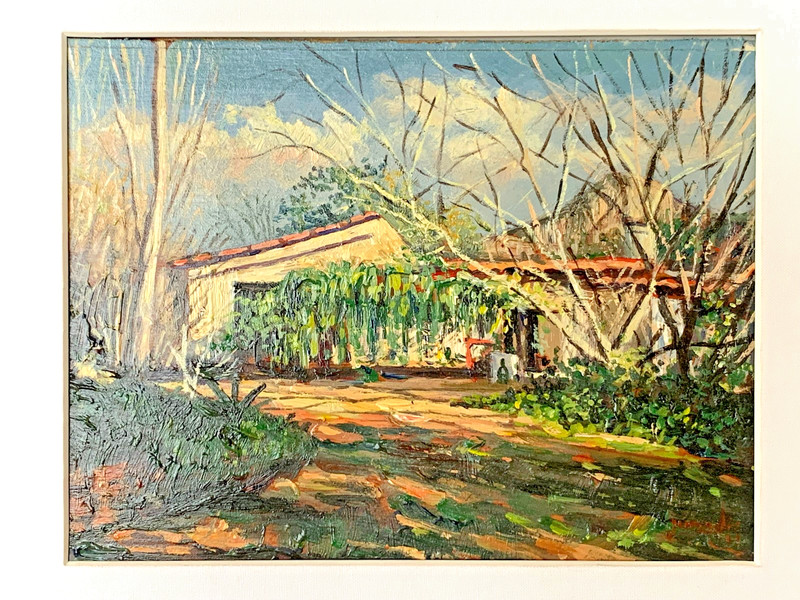 Listed Argentinian Artist Carlos A Garrandes Original Oil Painting Ex Cond 2001 gallery