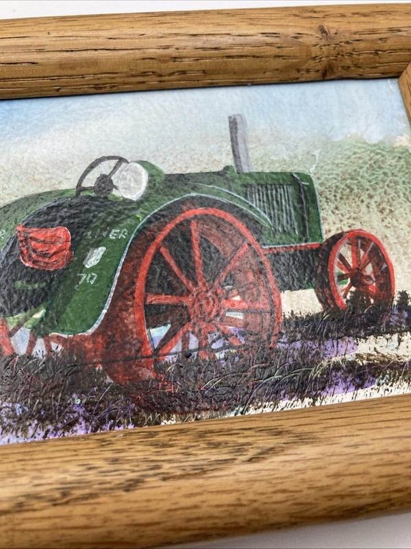 Charles Sizemore Painting Lot Of 3 Signed Ball Jars Teapot Tractor Barn Mini Art gallery