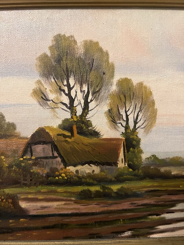Vintage Augustus Spencer (1860-1924) Signed Original British Countryside gallery