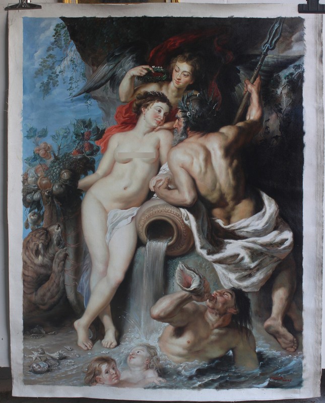 Art sale Peter Paul Rubens the union of earth and water 36″x48″oil on canvas