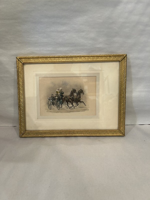 Hans Gottfried WILDA (1862-1911) Mixed Media Painting On Paper Well Framed