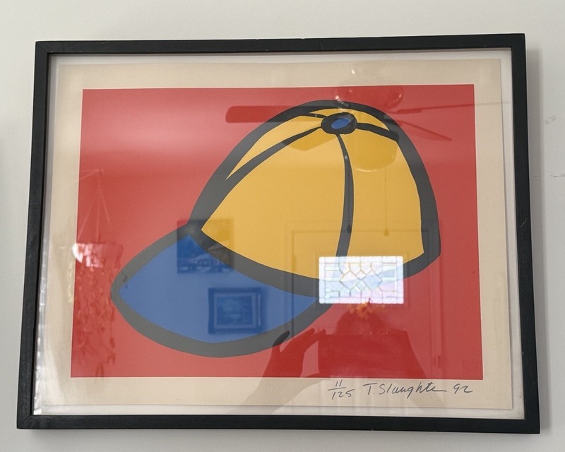 1992 Tom Slaughter (1955-2014) Original Print Recession Series Baseball Cap Hat