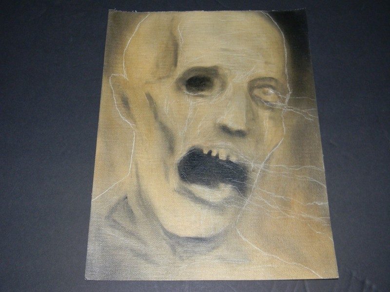 tormented Alexander Todorov Original Horror Zombie Painting Signed Deviant Art gallery