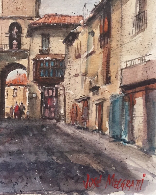 Original Painting in Watercolor "Toro, Spain" 9" x 12" NOT A PRINT gallery