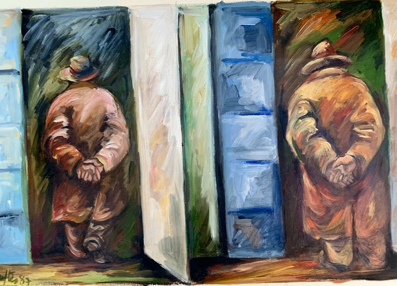Zaira Vieytes (Argentina, France b.1946) Latin American Expressionism Painting