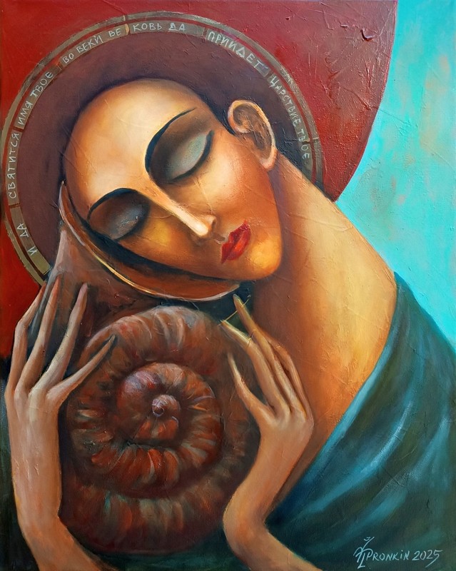 ORIGINAL Oil Painting canvas modern CONTEMPORARY ART BY V. Pronkin 2025