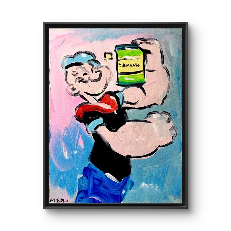 Original Abstract Painting Canvas Neo Expressionist Fine Art Decor 11×14