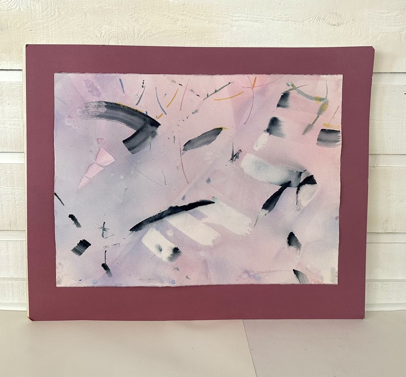 Original Contemporary Expressionist Abstract Art OOAK Painting Signed Eric Henty