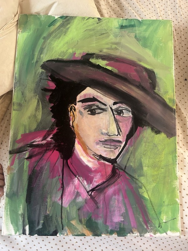 An Oldie Parsons People. 18×24 Inches. Canvas. Signed.