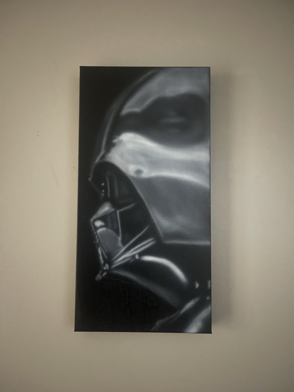 Original Painting On Canvas Star Wars Wall Art Darth Vader