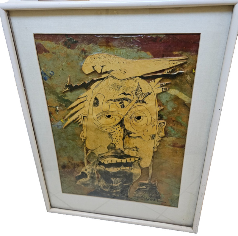 Jefferson Stillwell Original 3D-Foam & Mixed Media.
