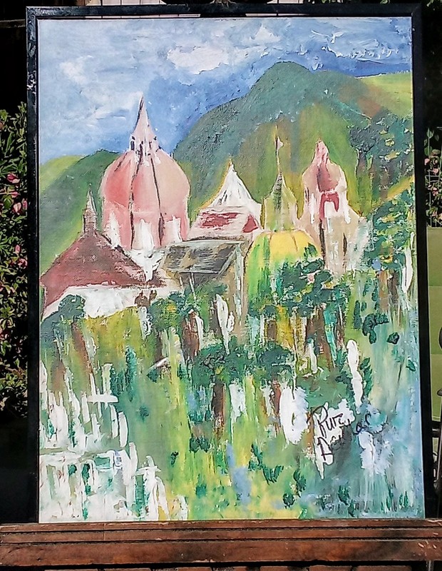 Original Hand Painted Oil Painting on Canvas 12x16in Framed