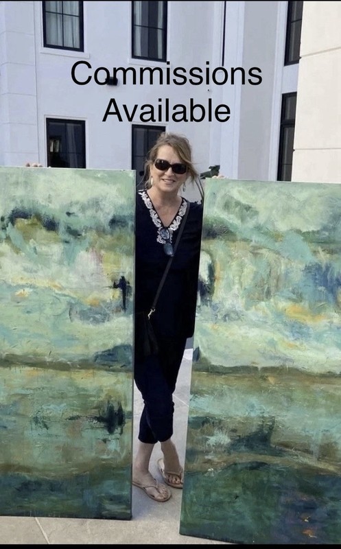 Signed Canvas Landscape 14x11 Original Modern Art Collectible Interior Design gallery